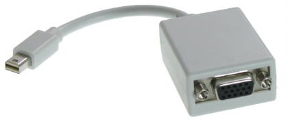 Przetwornik cyfrowo-analogowy LogiLink mini Display Port wtyk / gniazdo SVGA D-SUB15F